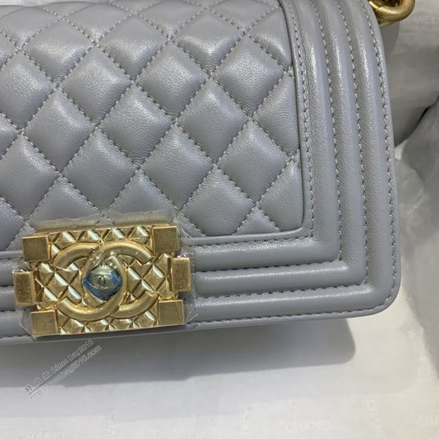 Chanel女包 67085# Chanel2020年新款羊皮包 手提金屬LoGo Chanel鏈條單肩斜挎小號包  djc3986